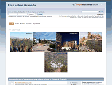 Tablet Screenshot of granadaforo.net